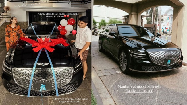 Thariq Halilintar Berikan Mobil Mewah untuk Aaliyah Massaid (instagram)
